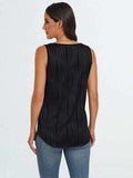 Round Neck Wide Strap Tank - Trendsi - Flyclothing LLC