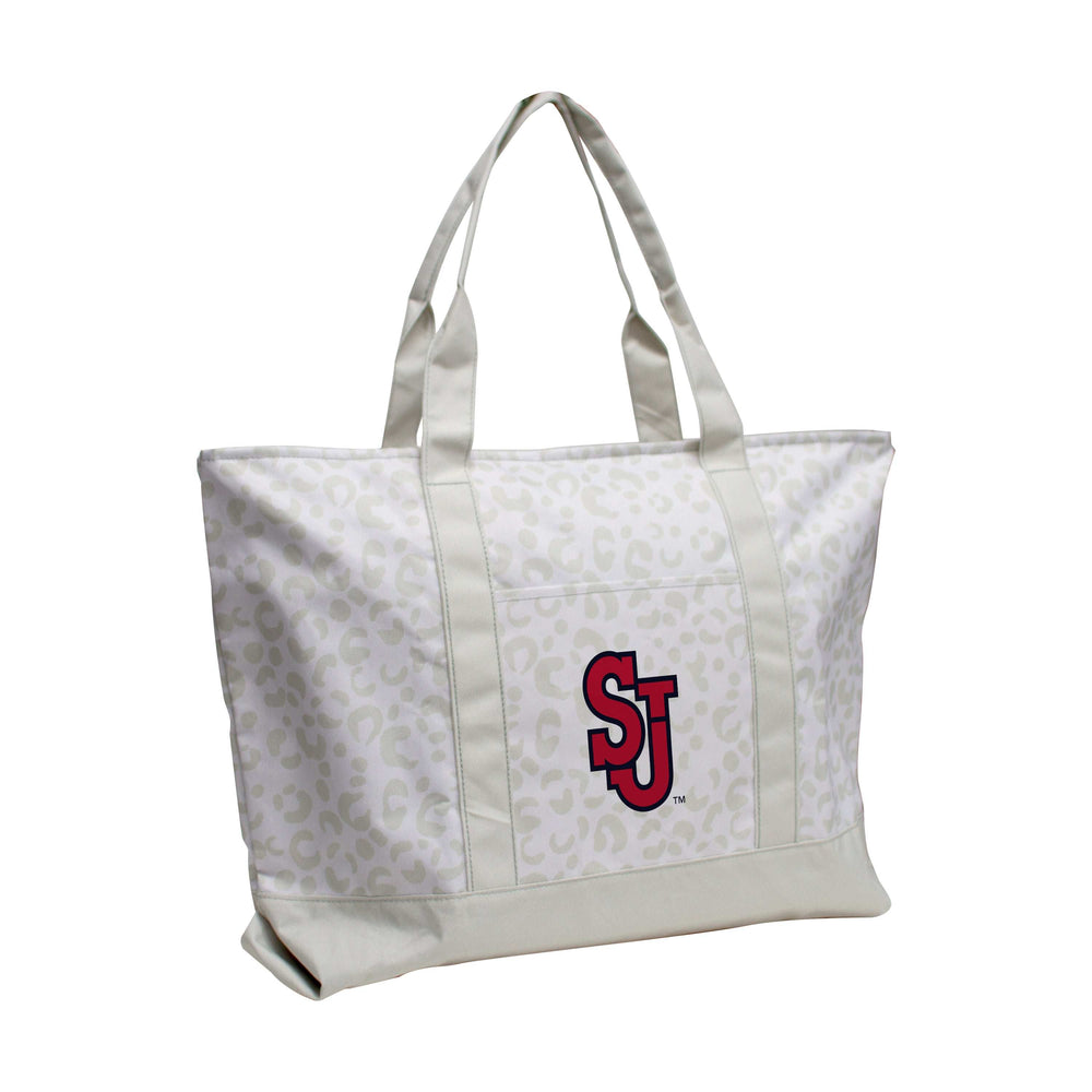 St. John's Leopard Pattern Tote - Logo Brands - Flyclothing LLC