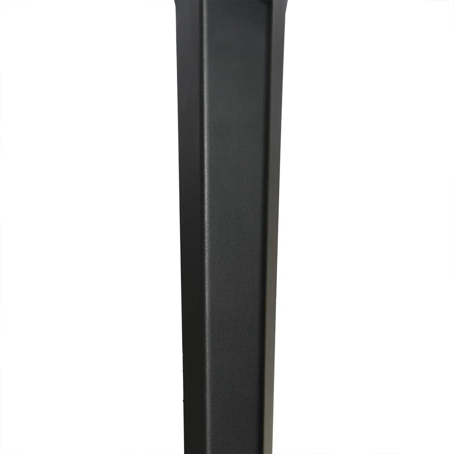 63" Dark Brown and Black Wood and Steel Dining Table - Homeroots - Flyclothing LLC