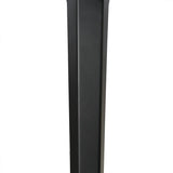63" Dark Brown and Black Wood and Steel Dining Table - Homeroots - Flyclothing LLC