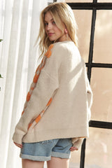 ADORA Button Down Heart Sweater Cardigan - Trendsi - Flyclothing LLC