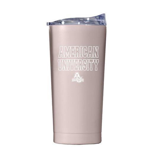 American University 20oz Dusk Stencil Powder Coat Tumbler - Logo Brands - Flyclothing LLC