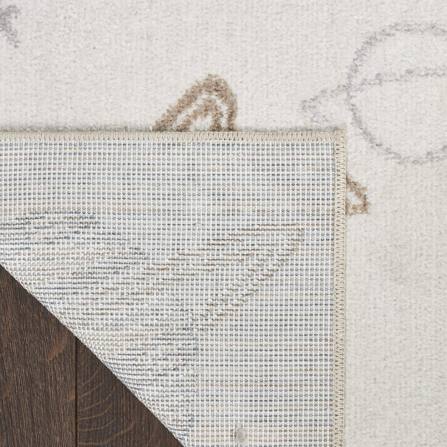 5' X 7' Ivory Spaceships Youthful Washable Area Rug - HomeRoots - Flyclothing LLC