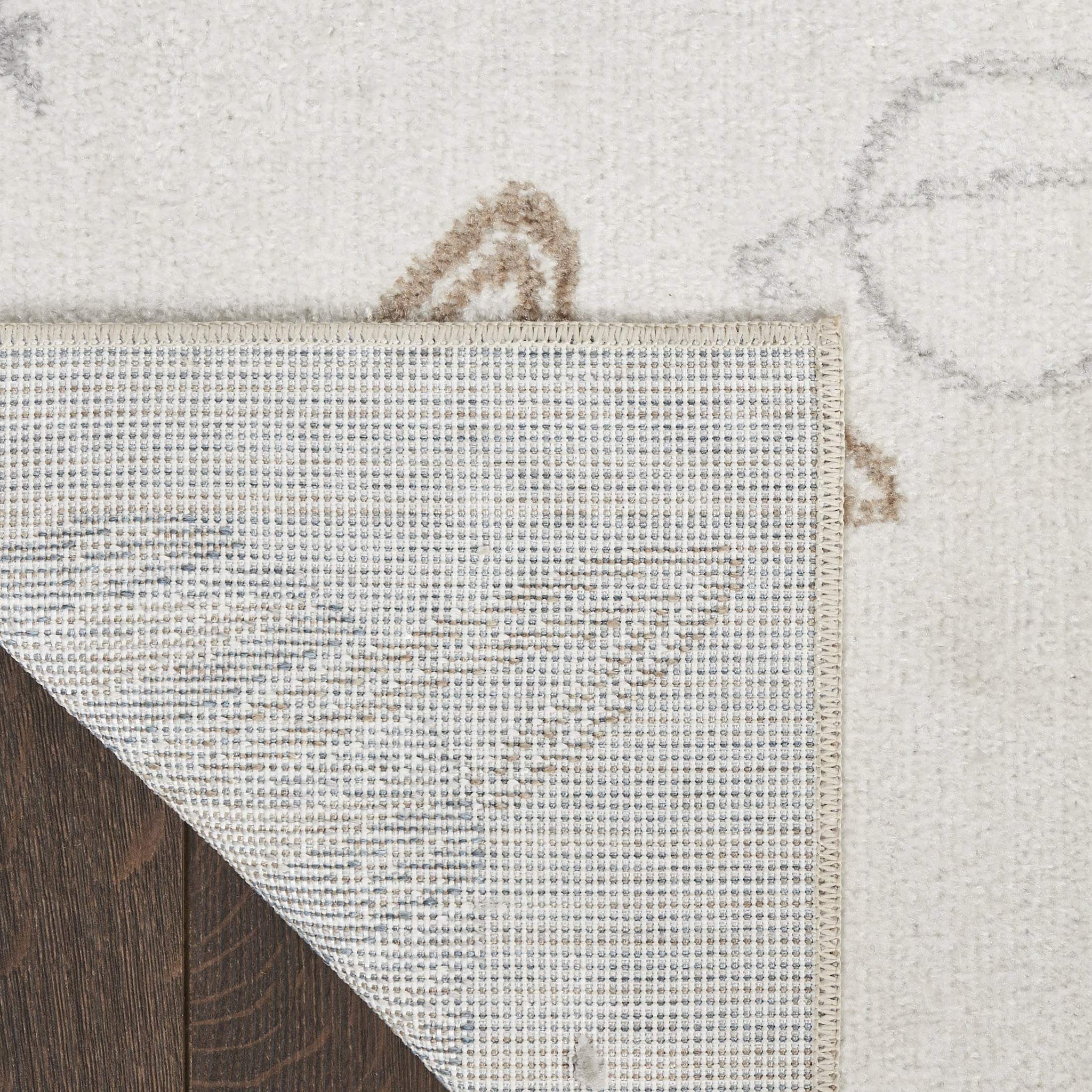 5' X 7' Ivory Spaceships Youthful Washable Area Rug - HomeRoots - Flyclothing LLC