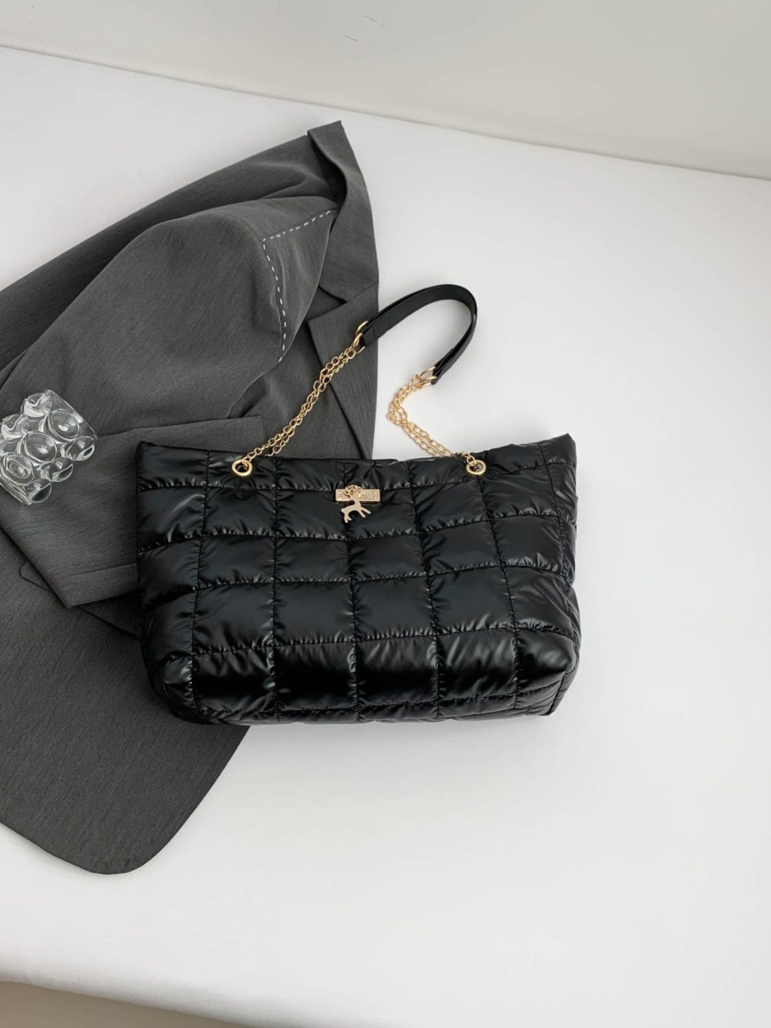 Bubble Texture Tote Bag - Trendsi