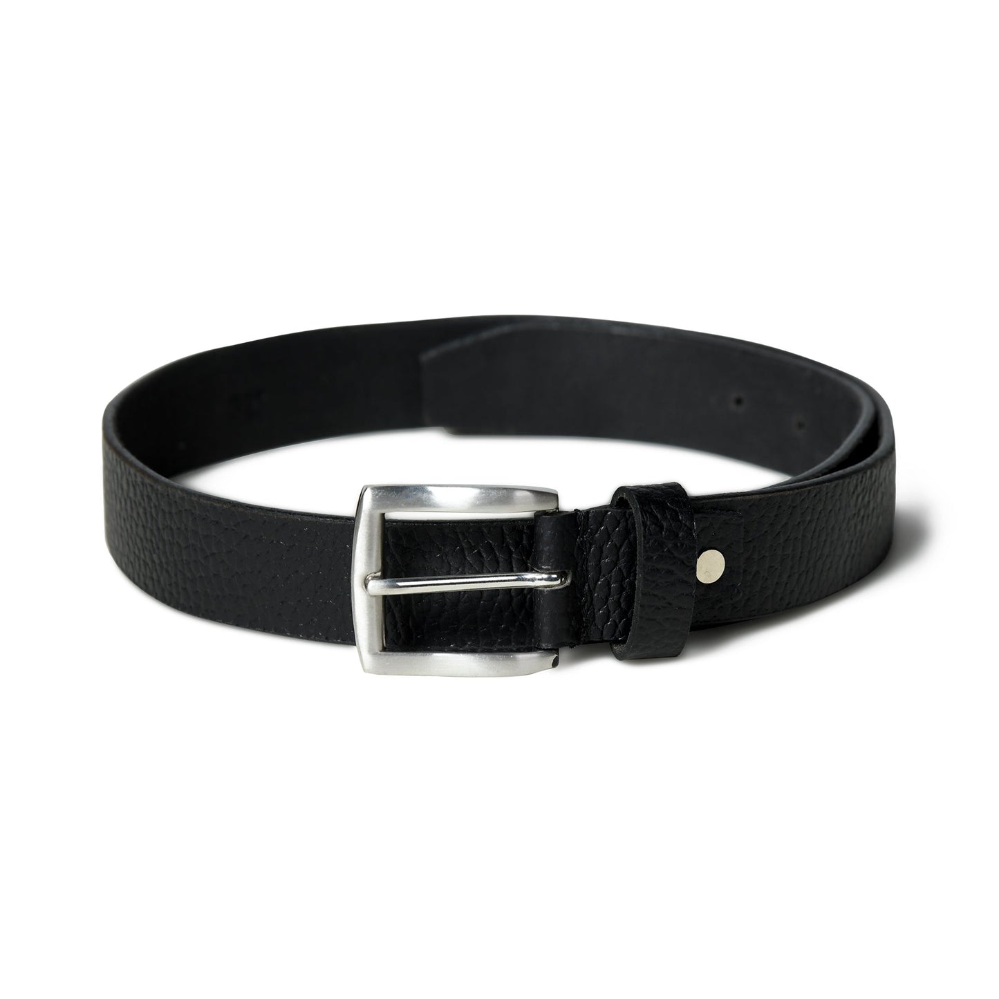 Nexus Black Leather Belt - Classy Leather Bags - Flyclothing LLC