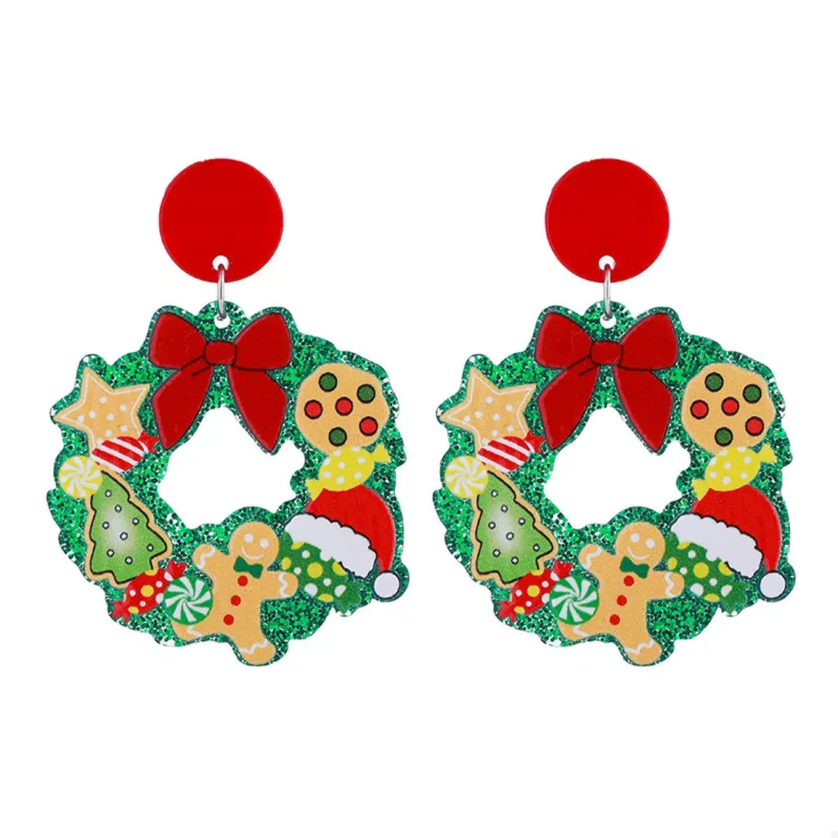 Christmas Dangle Earrings - Trendsi - Flyclothing LLC