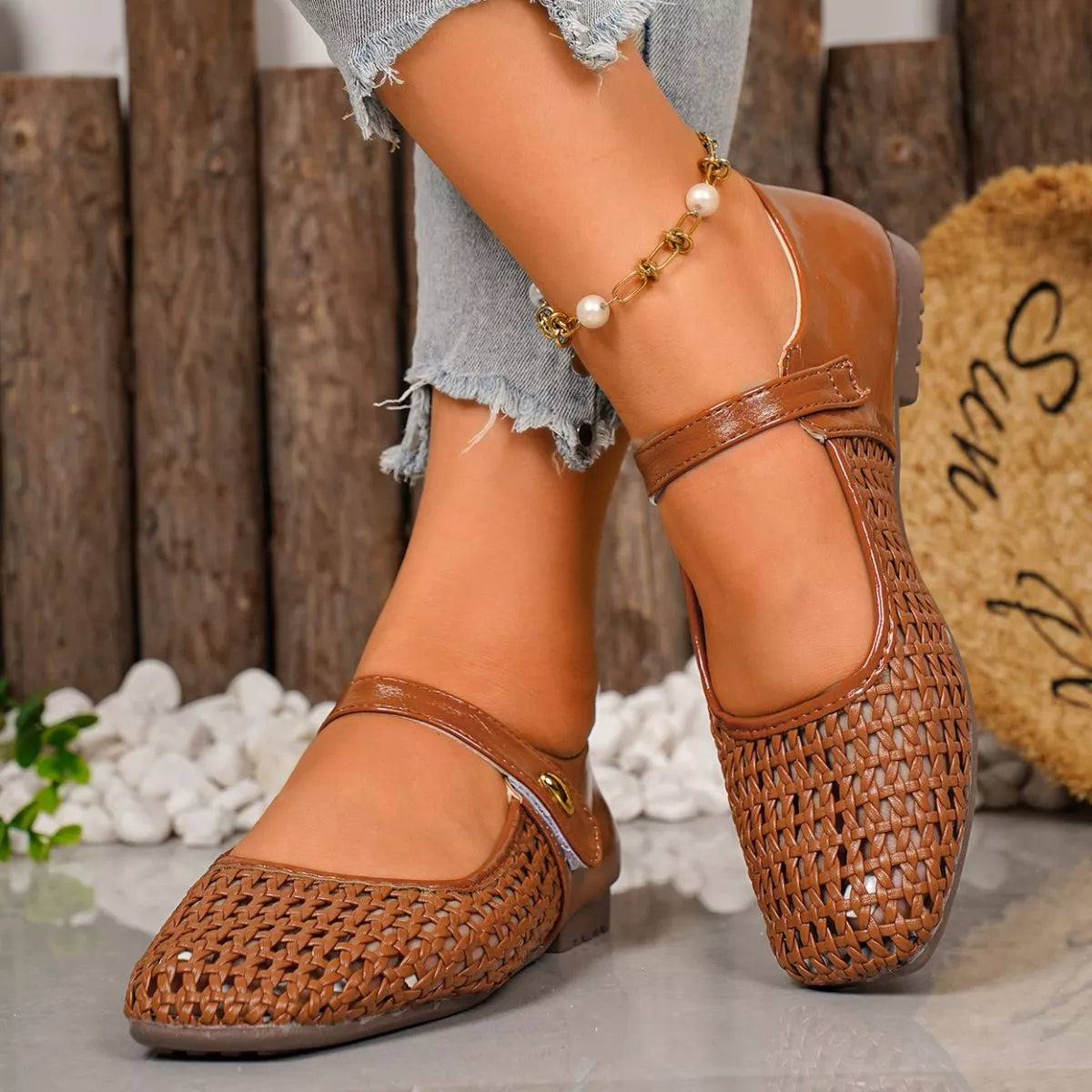 Square Toe Slip-Ons - Trendsi - Flyclothing LLC