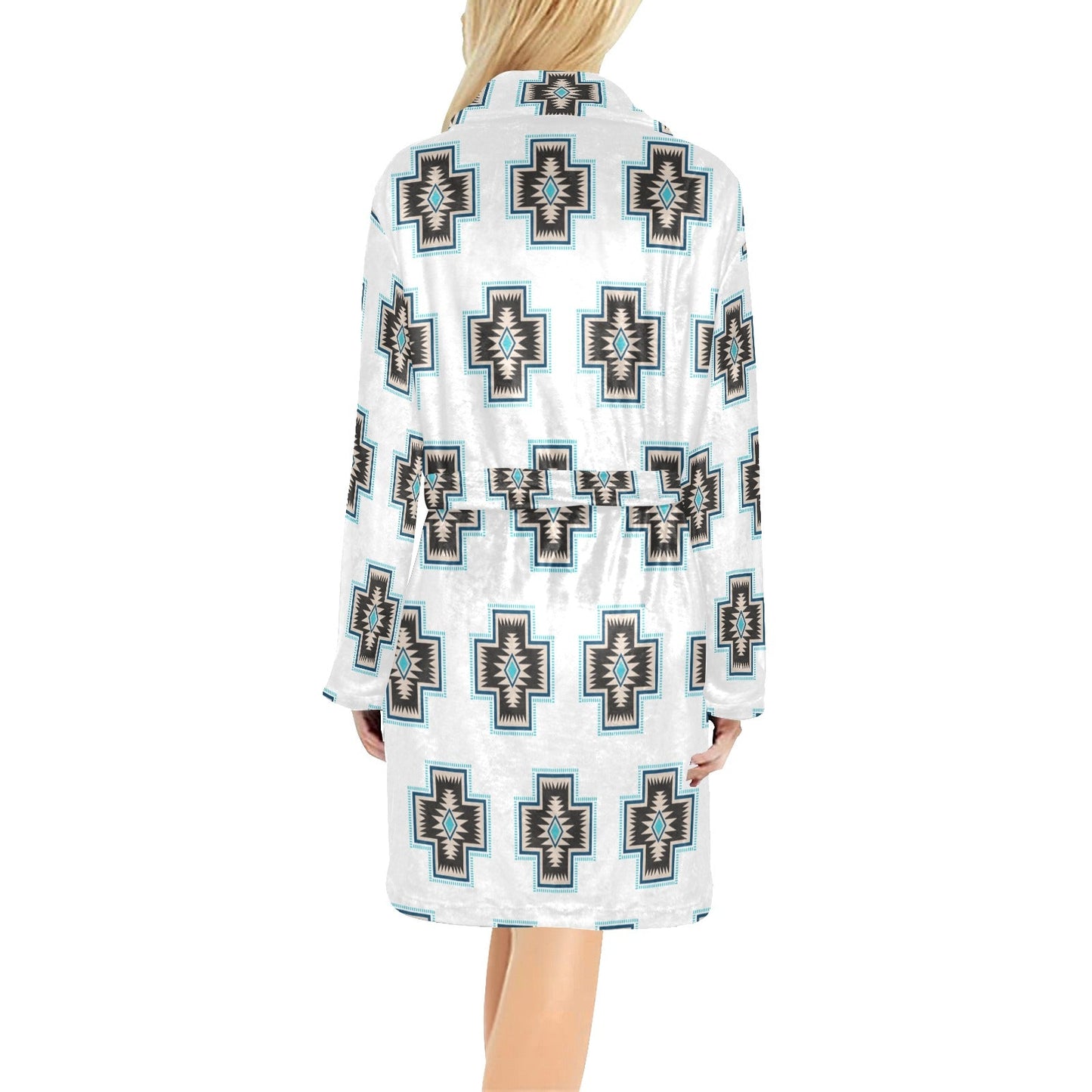 Baha Ranch Southwestern Cross Women's Western Bath Robe