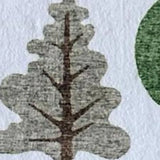 7' X 10' Off White Brown Green And Blue Castle and Rainbow Youthful Area Rug - Homeroots - Flyclothing LLC