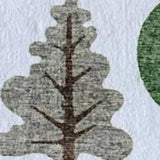 8' X 11' Off White Brown Green And Blue Castle and Rainbow Youthful Area Rug - Homeroots - Flyclothing LLC