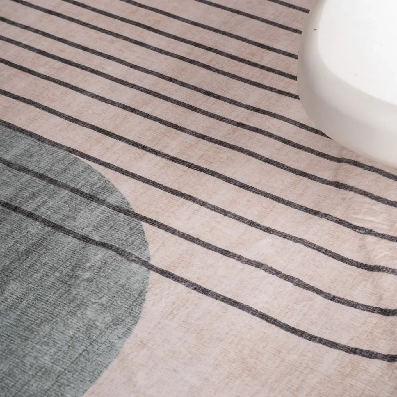 5' X 8' Beige Brown and Green Abstract Area Rug - Homeroots - Flyclothing LLC