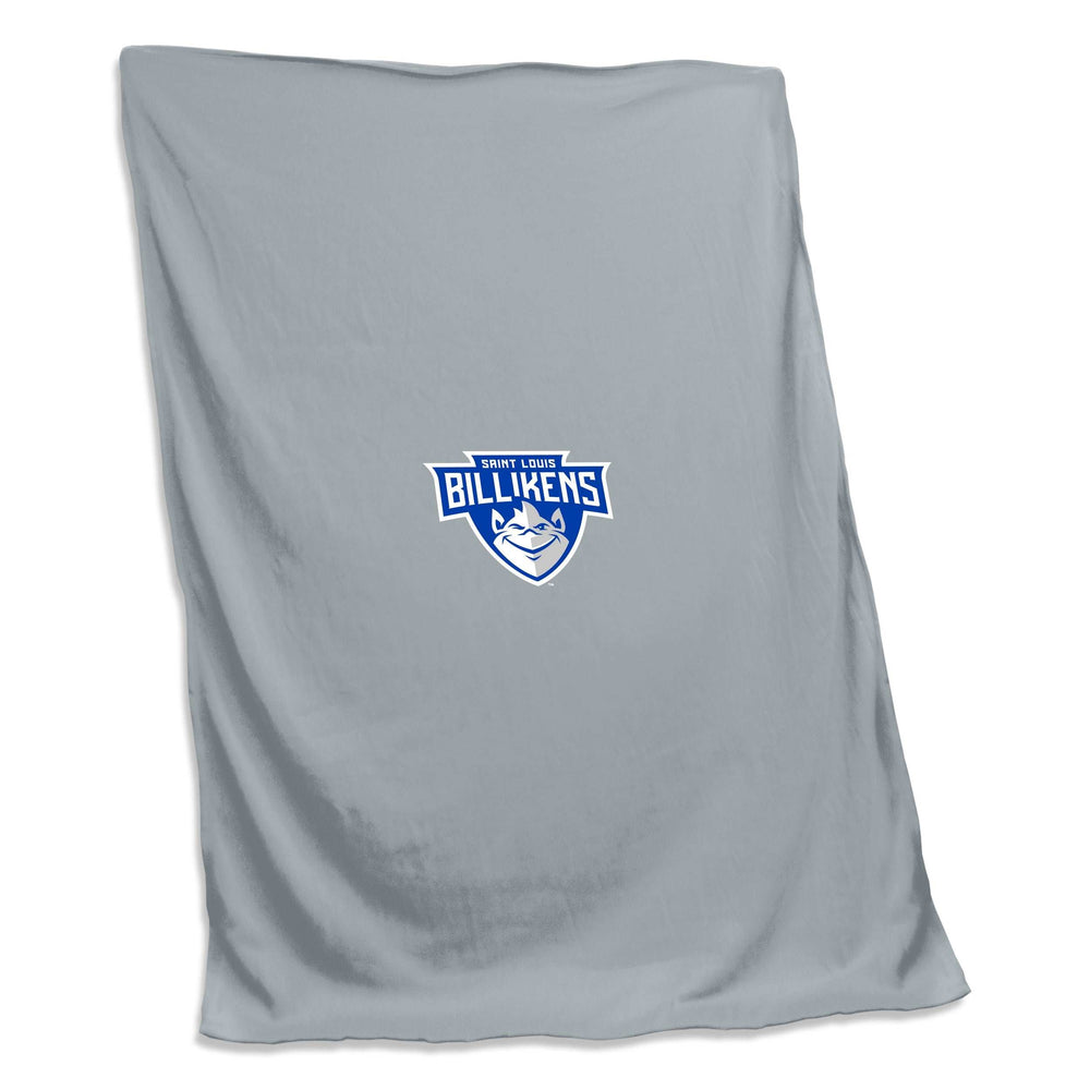 Saint Louis U Gray Sweatshirt Blanket (Screened) - Logo Brands - Flyclothing LLC