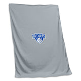 Saint Louis U Gray Sweatshirt Blanket (Screened) - Logo Brands - Flyclothing LLC
