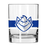Saint Louis Univ 14oz Stripe Rocks Glass - Logo Brands - Flyclothing LLC