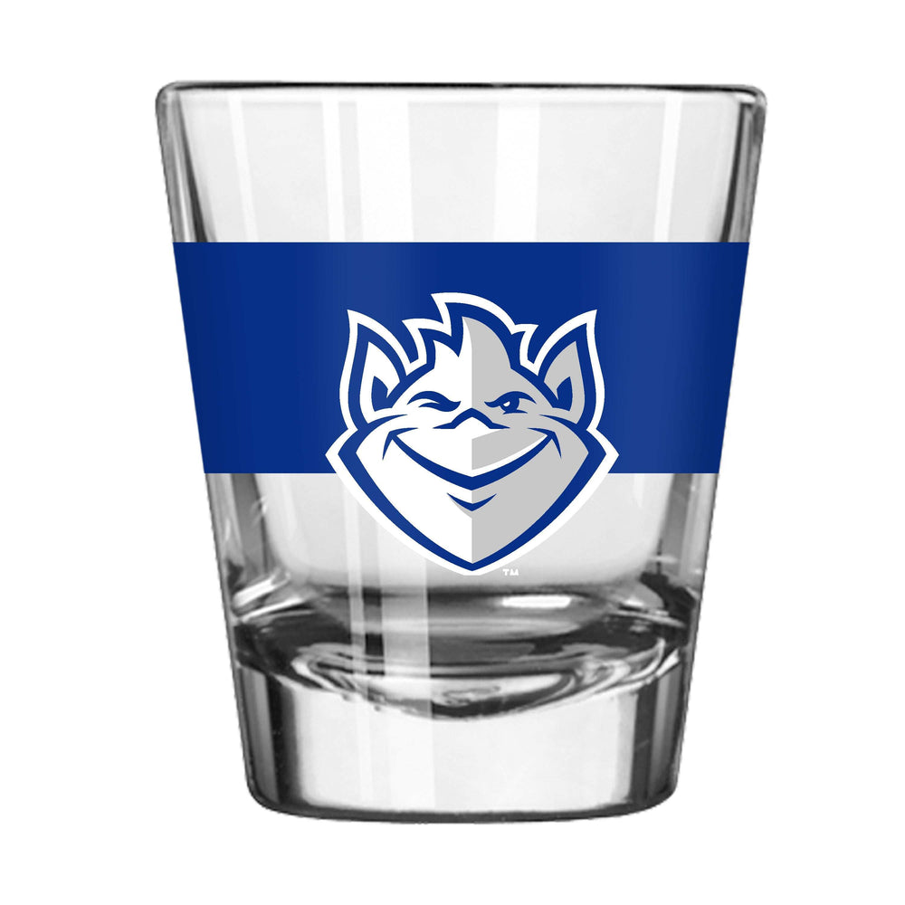 Saint Louis Univ 2oz Colorblock Shot Glass - Logo Brands - Flyclothing LLC