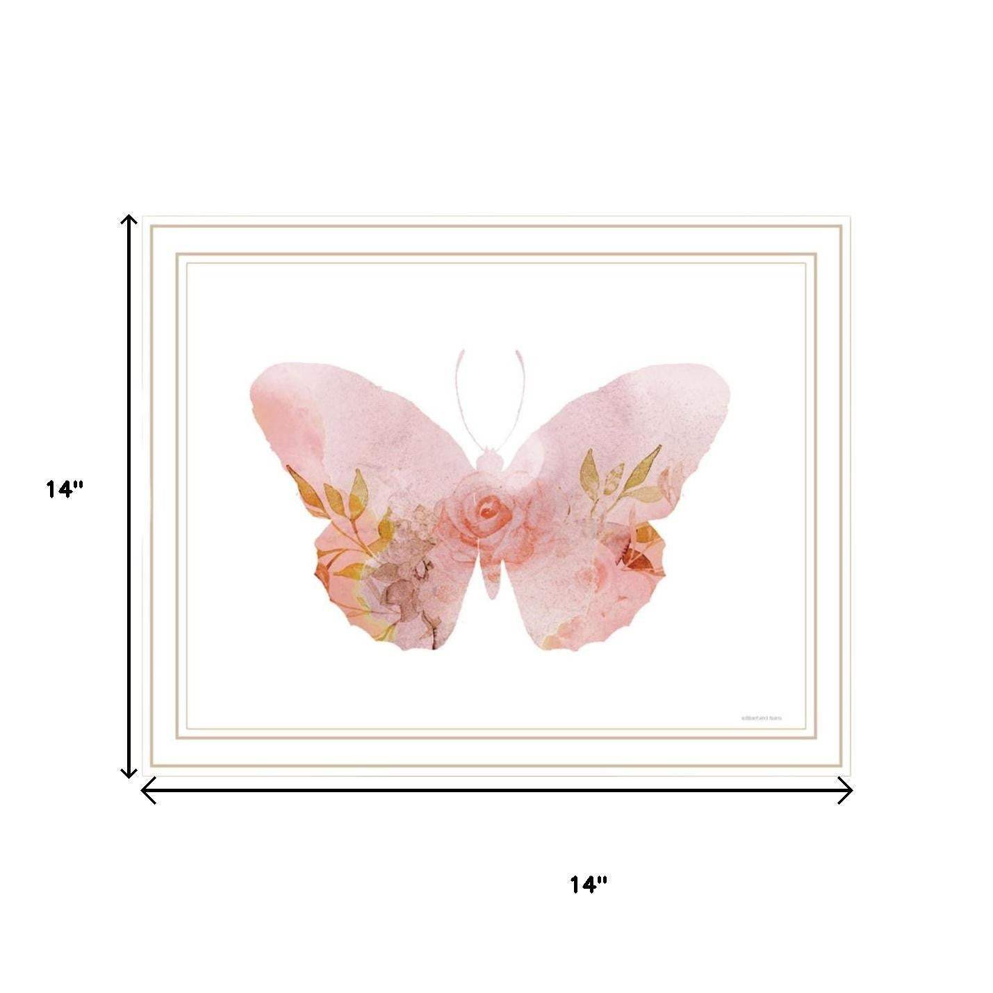 Set Of Two Meadow Floral Botanical White Framed Wall Art - HomeRoots - Flyclothing LLC