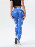 Tie-Dye High Waist Active Leggings - Trendsi - Flyclothing LLC