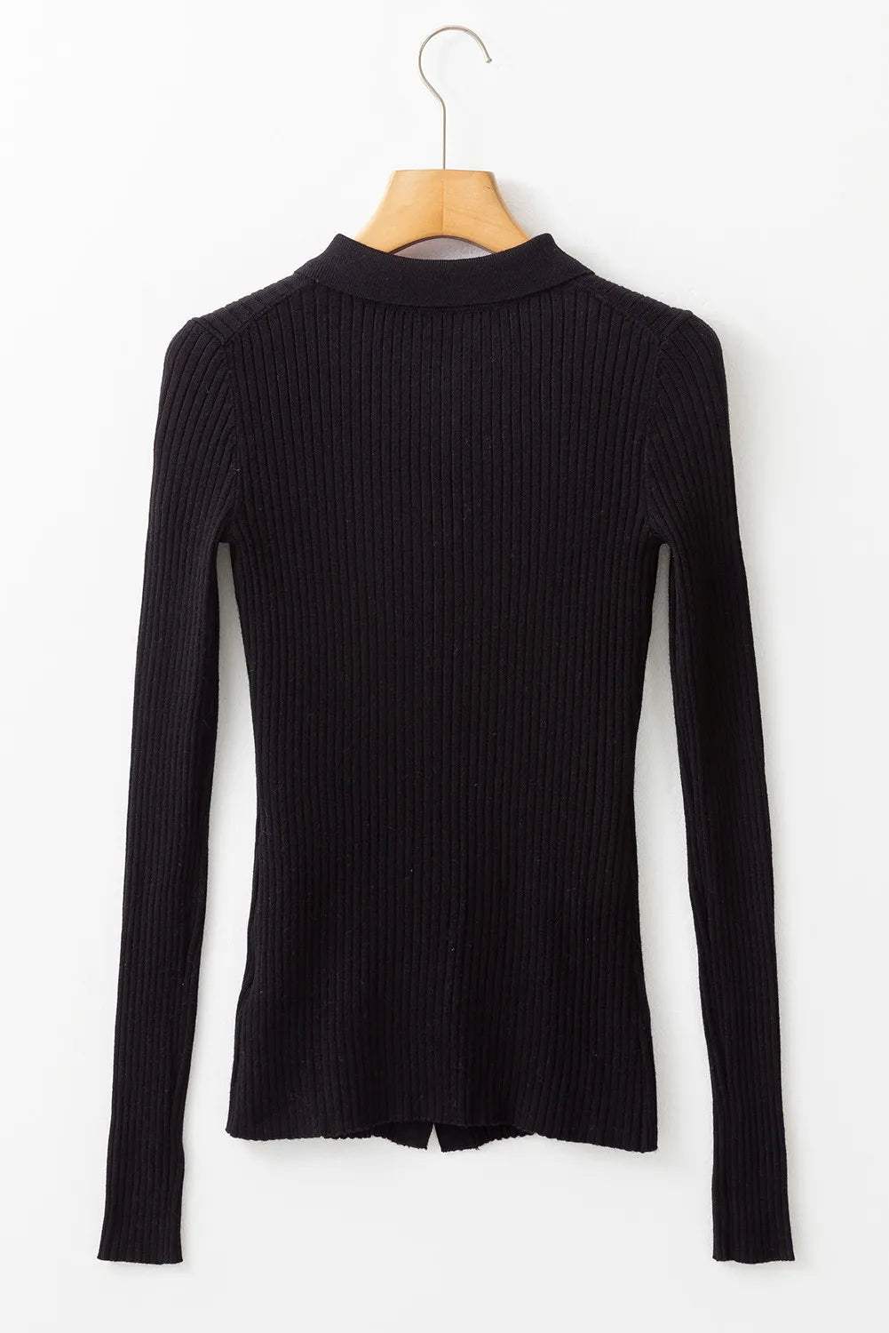 Button Up Collared Neck Cardigan - Trendsi - Flyclothing LLC
