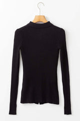 Button Up Collared Neck Cardigan - Trendsi - Flyclothing LLC