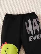 Children's Dinosaur Graphic Sweatshirt and Pants Set - Trendsi - Flyclothing LLC