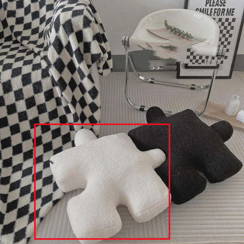 Fashion Stuffed Creative Puzzle Shaped Pillow Modern Spliceable Cushion Throw Pillow Living Room Waist Cushion Home Decoration - My Store - Flyclothing LLC