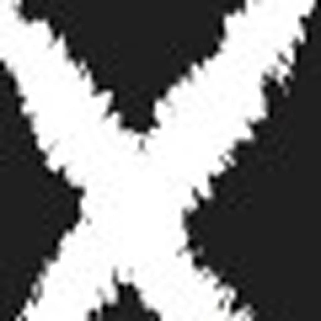 4' X 5' Black And White XOXO Youthful Washable Area Rug
