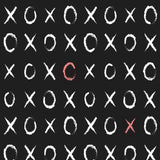 4' X 5' Black And White XOXO Youthful Washable Area Rug