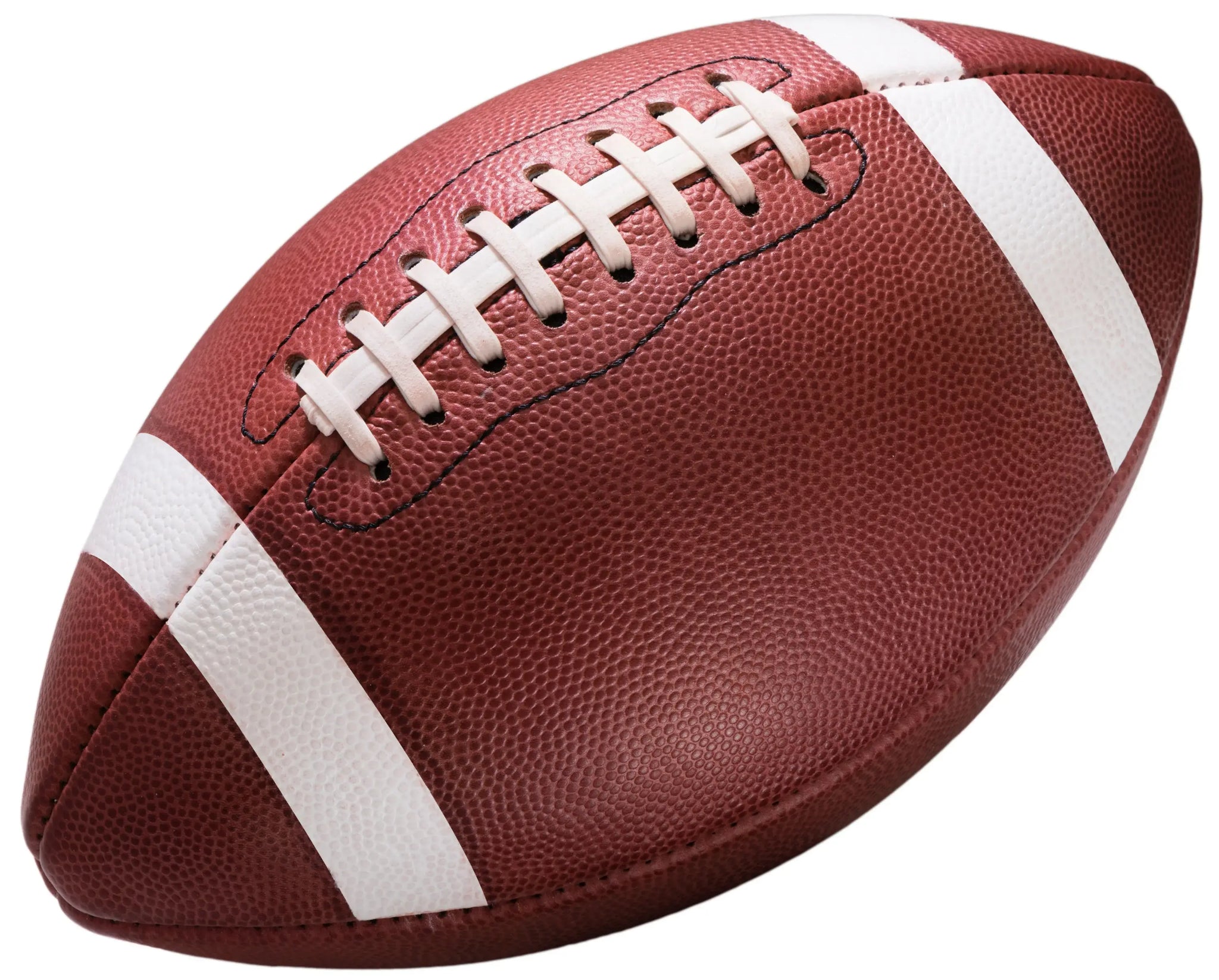 4' X 5' Brown And White Football Youthful Washable Area Rug - Homeroots - Flyclothing LLC