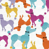 4' X 5' Ivory Blue And Pink Dogs Youthful Washable Area Rug - Homeroots - Flyclothing LLC