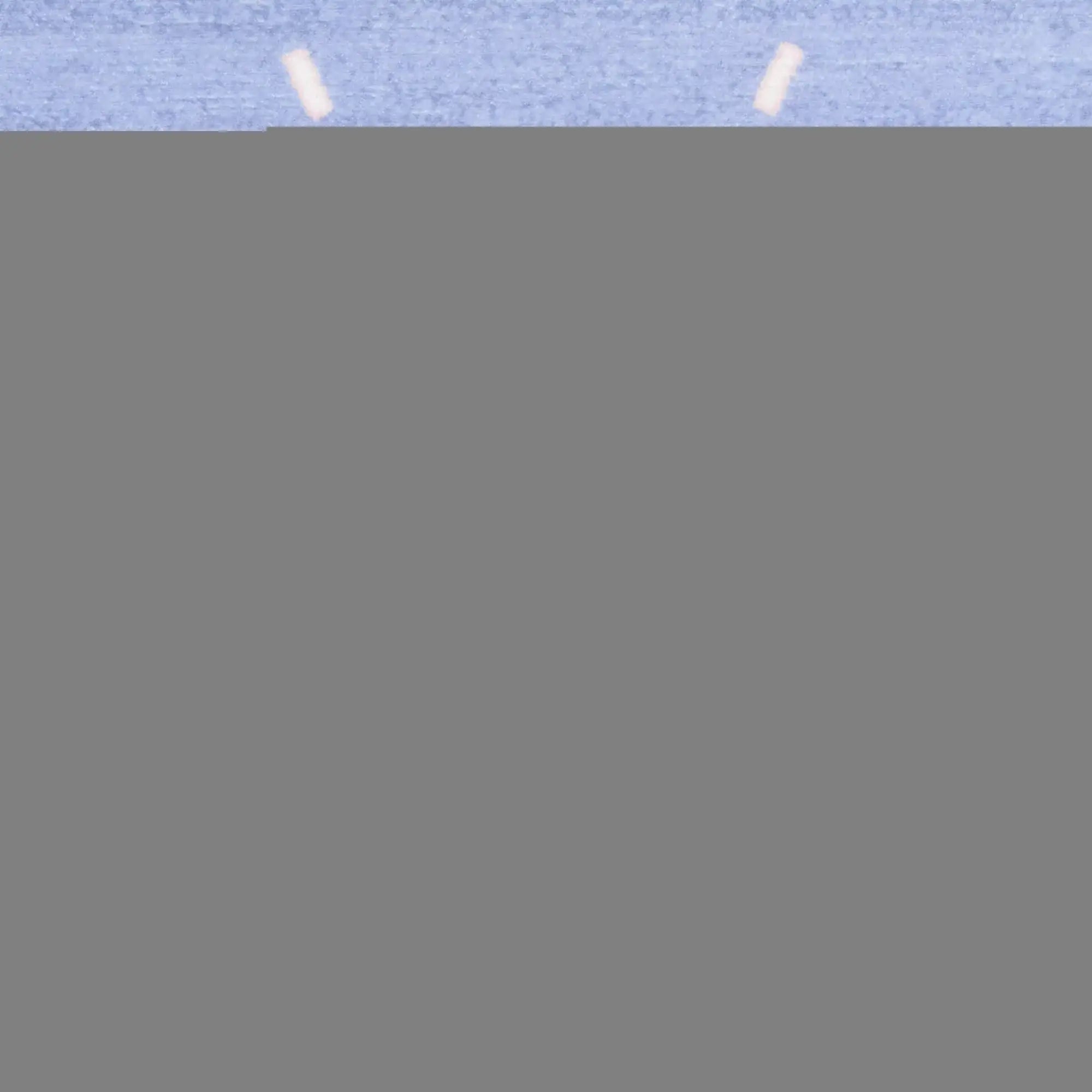 4' X 6' Blue And Ivory Bow Youthful Washable Area Rug - Homeroots - Flyclothing LLC