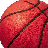 5' Black And Orange Basketball Youthful Washable Round Rug - Homeroots - Flyclothing LLC