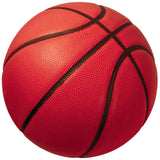 5' Black And Orange Basketball Youthful Washable Round Rug - Homeroots - Flyclothing LLC
