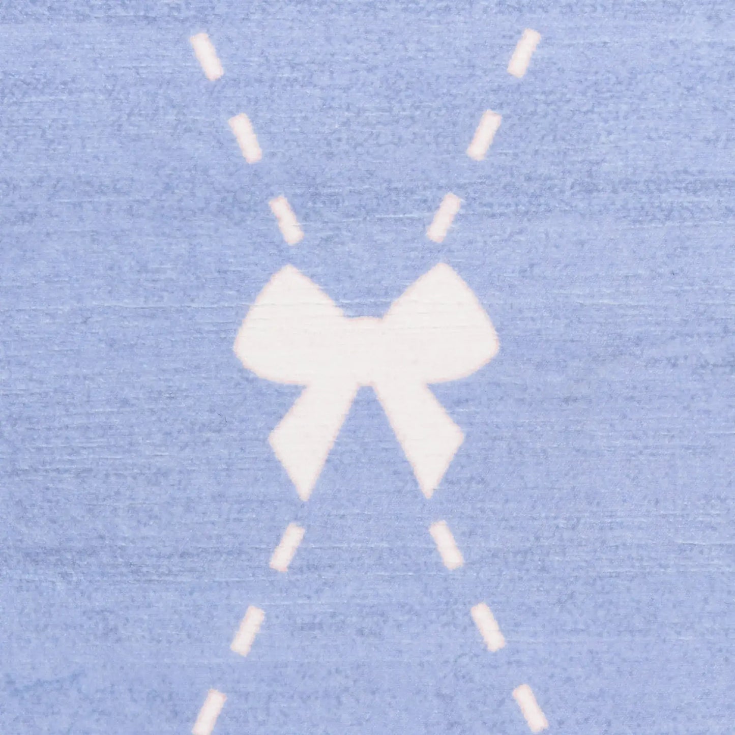 5' X 7' Blue And Ivory Bow Youthful Washable Area Rug - Homeroots - Flyclothing LLC
