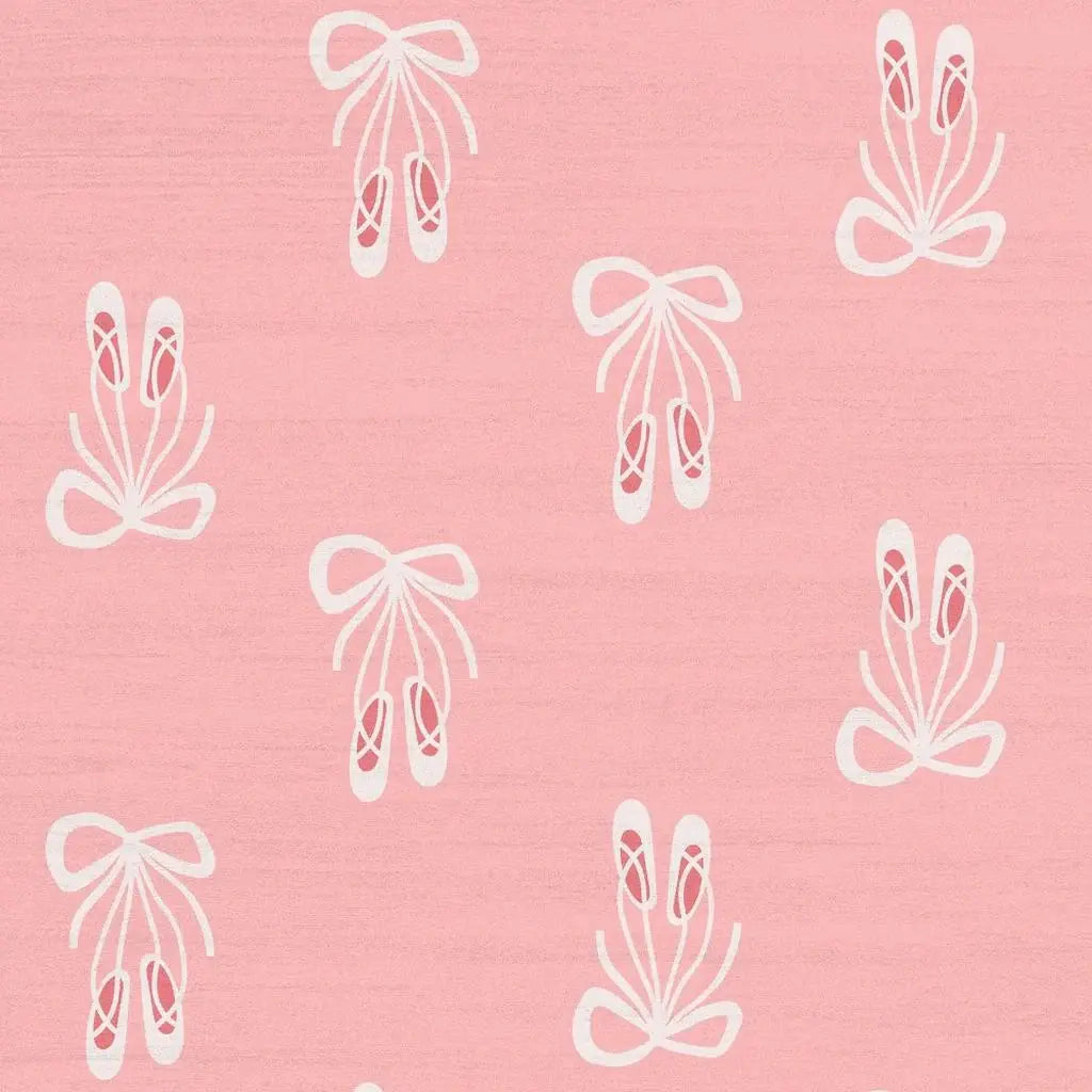5' X 7' Pink And Ivory Bow Youthful Washable Area Rug - Homeroots - Flyclothing LLC