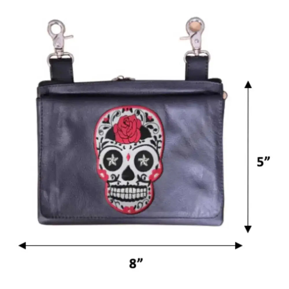 Ladies Clip on Bag - Skull Themed - Unik Just for Bikers - Flyclothing LLC