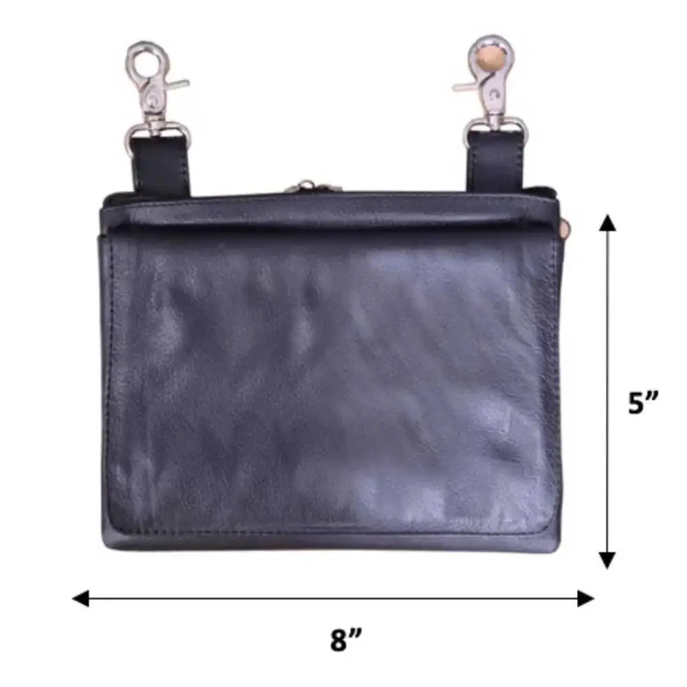 Leather Ladies Clip on Bag - Unik Just for Bikers - Flyclothing LLC
