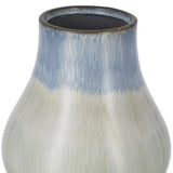 10" Blue And Gray Ombre Ceramic Round Table Vase - Homeroots - Flyclothing LLC