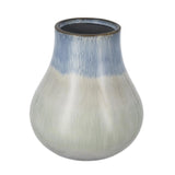 10" Blue And Gray Ombre Ceramic Round Table Vase - Homeroots - Flyclothing LLC