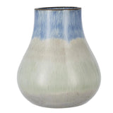 10" Blue And Gray Ombre Ceramic Round Table Vase - Homeroots - Flyclothing LLC
