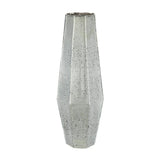 20" Antiqued Silver Glass Cylinder Table Vase - Homeroots - Flyclothing LLC