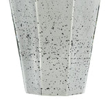 20" Antiqued Silver Glass Cylinder Table Vase - Homeroots - Flyclothing LLC