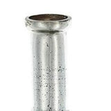30" Antiqued Silver Floral Glass Bottle Table Vase - Homeroots - Flyclothing LLC