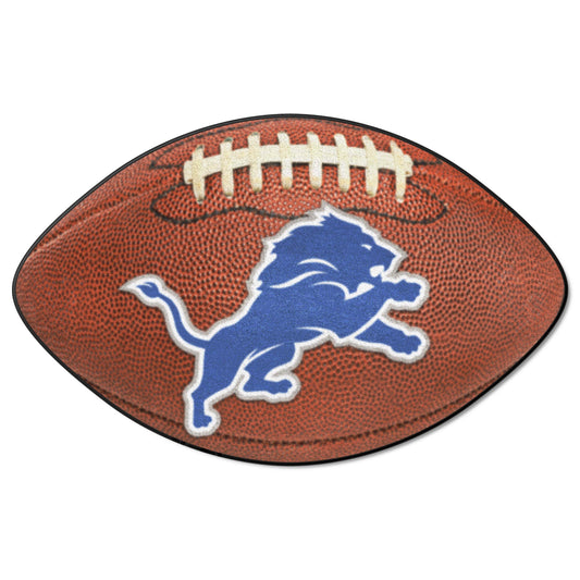 Detroit Lions Football Rug - 20.5in. x 32.5in. - Detroit Lions