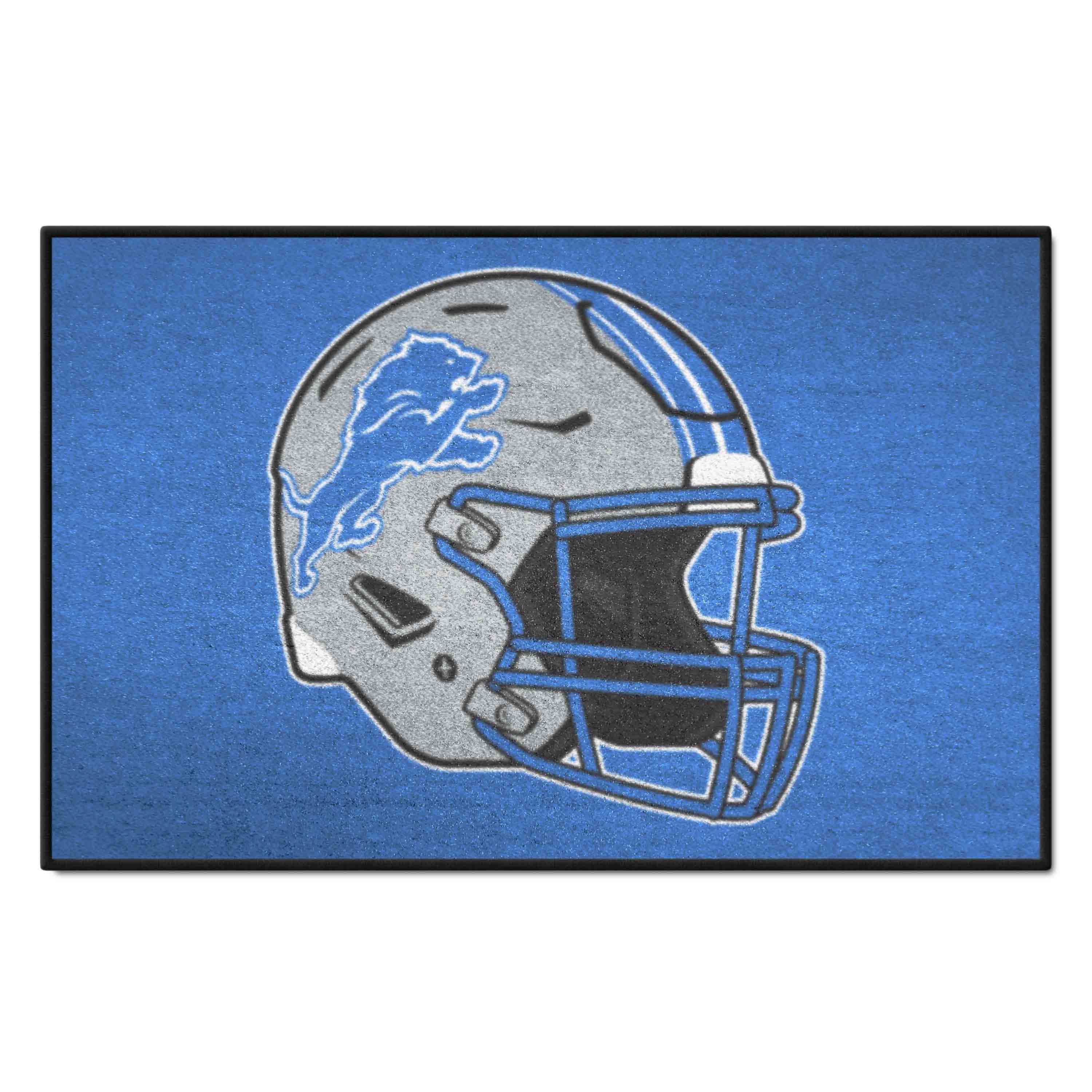 Detroit Lions Starter Mat Accent Rug - 19in. x 30in., Helmet Logo - Detroit Lions