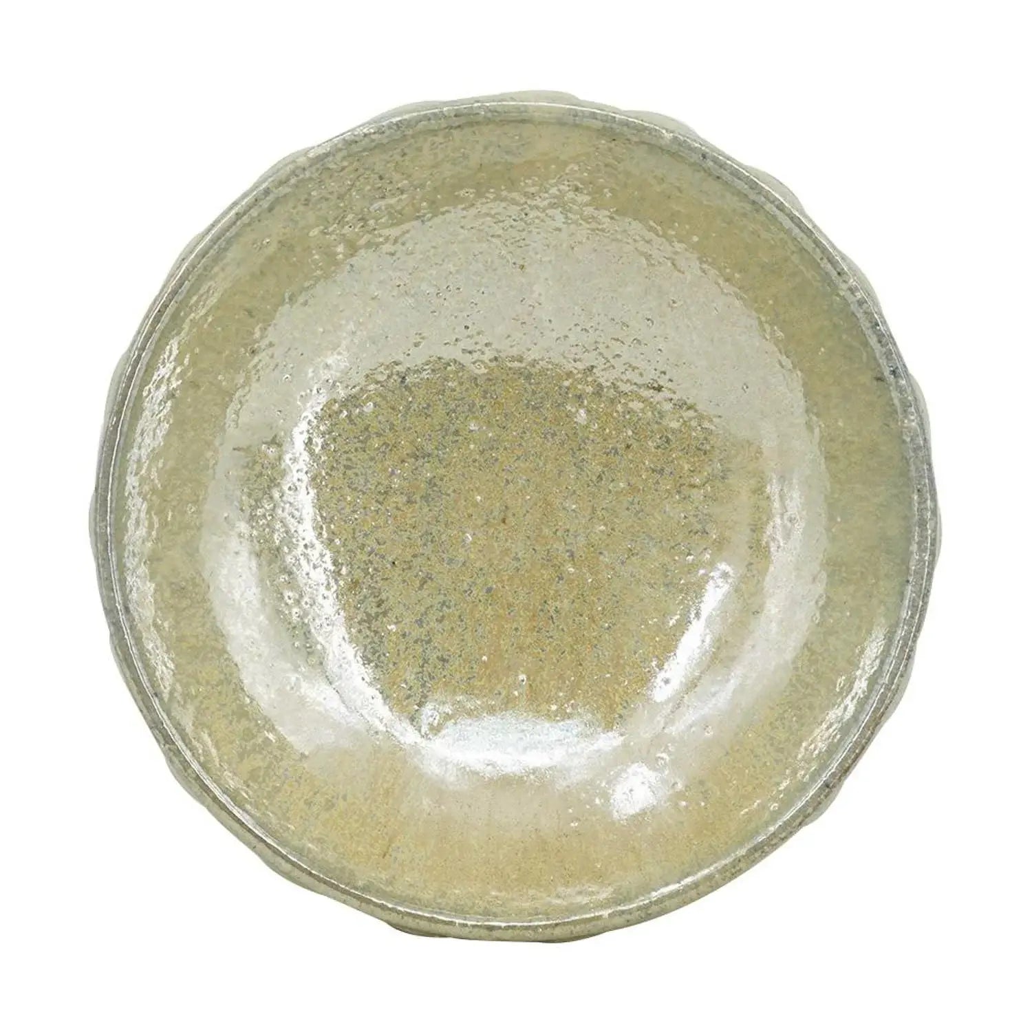 10" Gray Ceramic Round Pedestal Centerpiece Bowl - Homeroots - Flyclothing LLC
