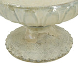 10" Gray Ceramic Round Pedestal Centerpiece Bowl - Homeroots - Flyclothing LLC