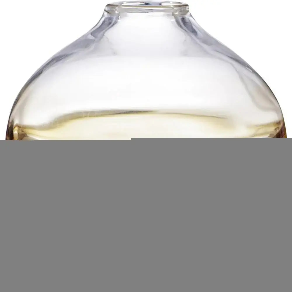 9" Clear And Brown Ombre Glass Round Table Vase - Homeroots - Flyclothing LLC