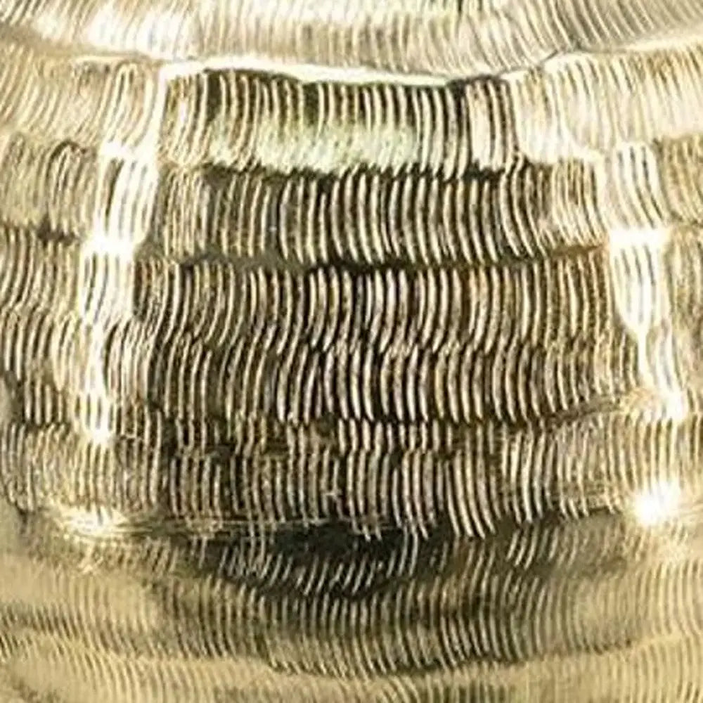 13" Gold Hammered Aluminum Urn Table Vase - Homeroots - Flyclothing LLC