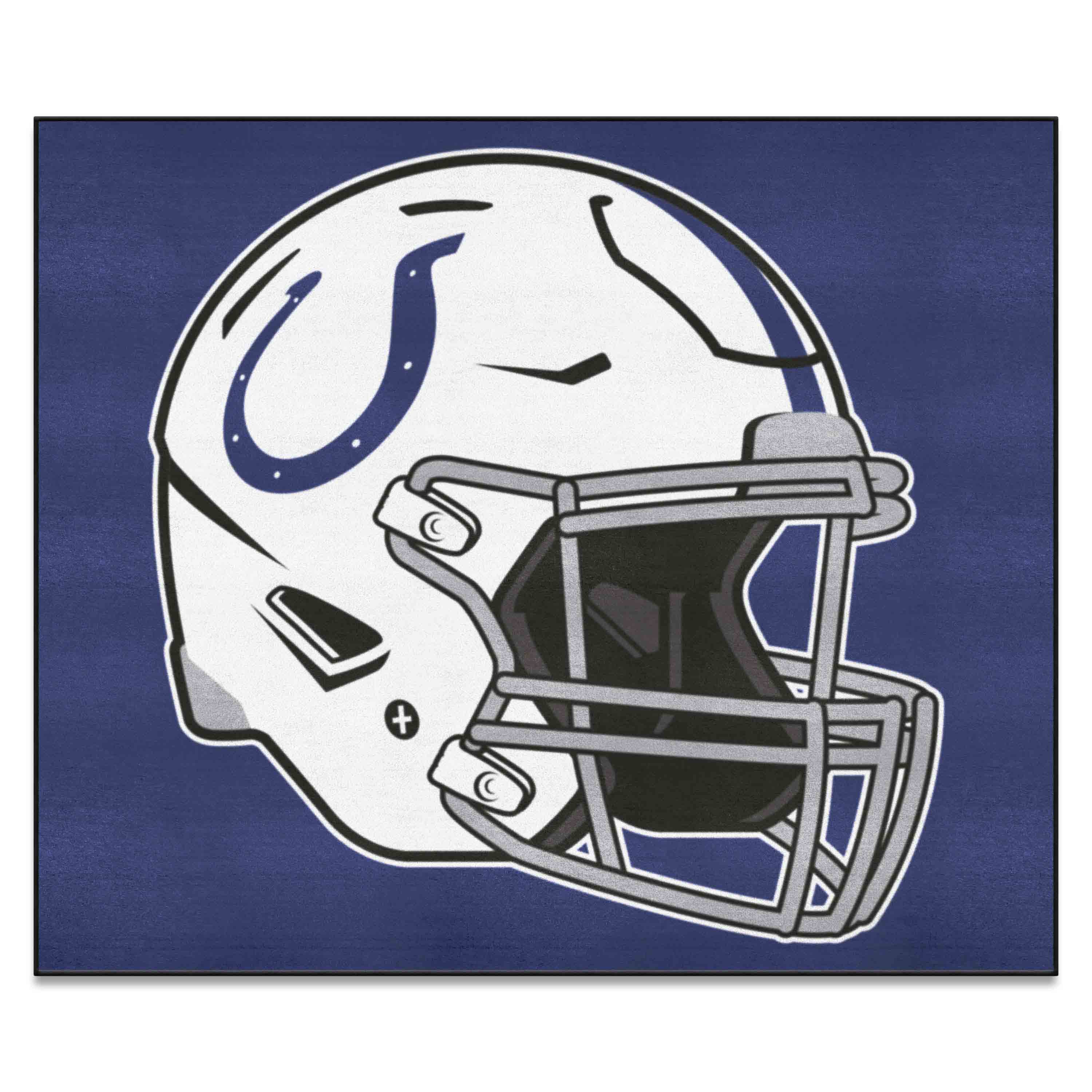 Indianapolis Colts Tailgater Rug - 5ft. x 6ft., Helmet Logo - Indianapolis Colts
